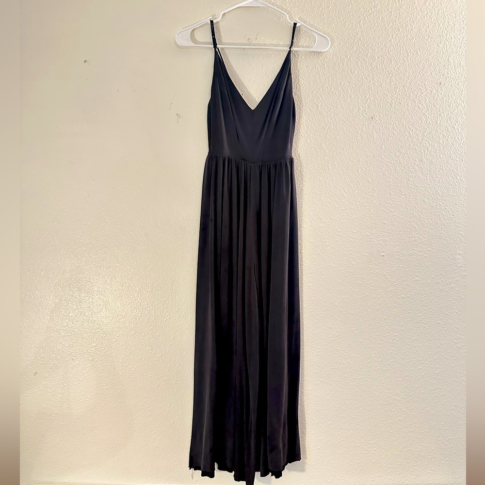 Stone Grey Flowy Jumpsuit
